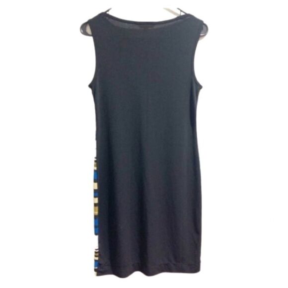 Banana Republic Baroque Navy, Gold, Cream Print Sheath Dress, XS - Picture 2 of 4